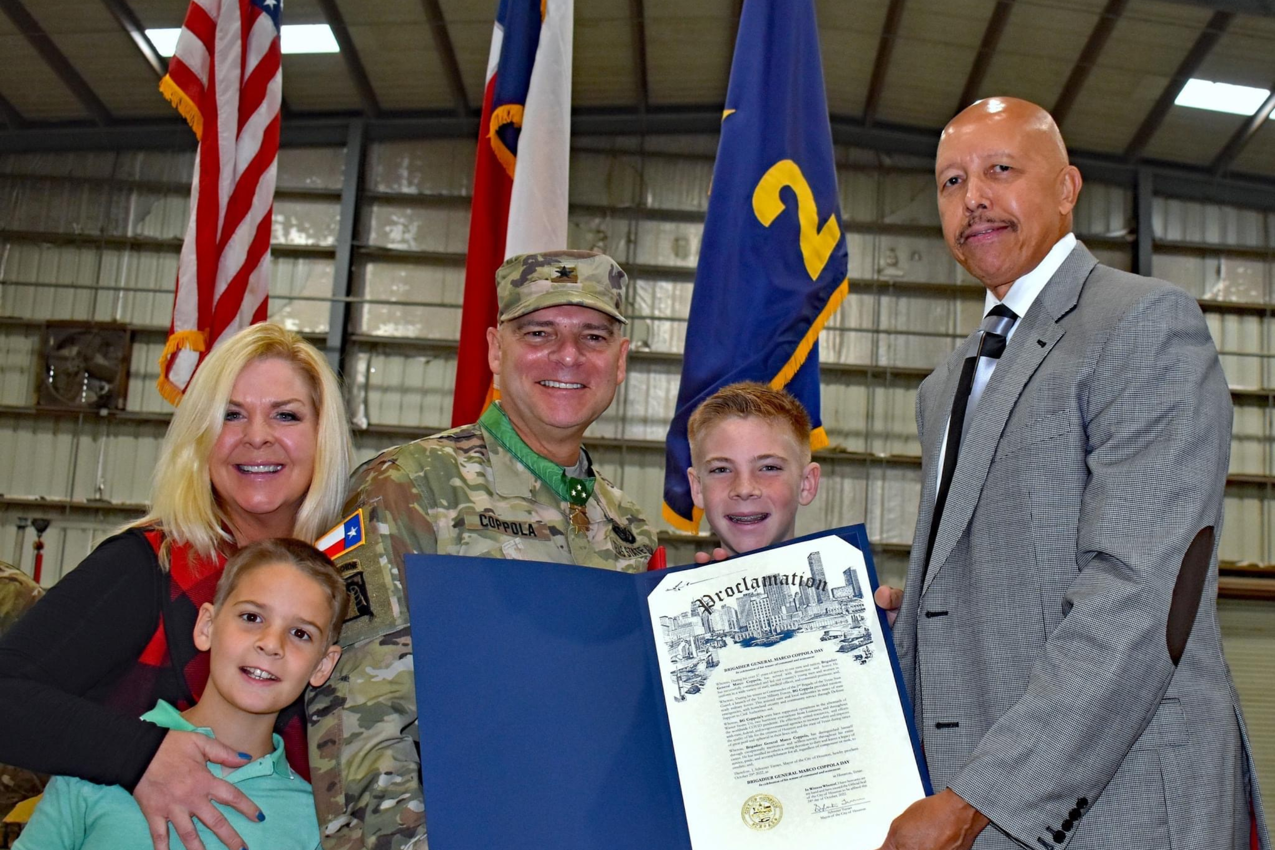 Brigadier General Marco Coppola Day official proclamation